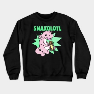 Snaxolotl Pastel Goth Axolotl Kawaii Crewneck Sweatshirt